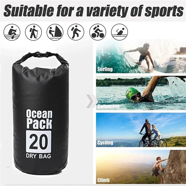 Sports Waterproof Dry Bag Backpack