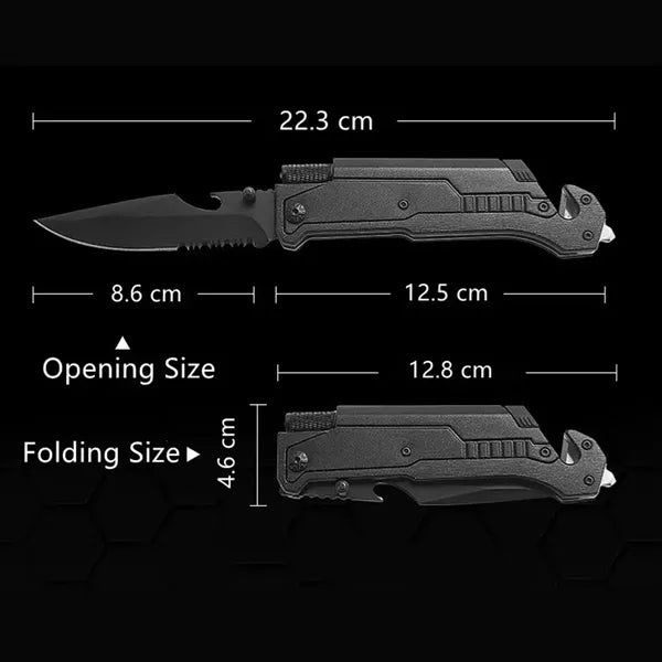 6 In 1 Multifunctional Outdoor Folding Knife