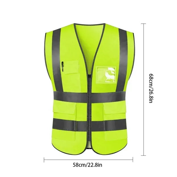 Safety Vests With Reflective Tape