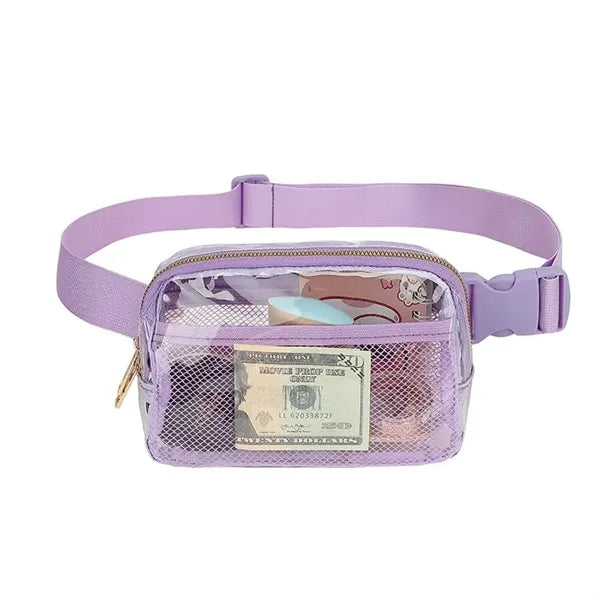 Clear Fanny Bag With Adjustable Shoulder Strap