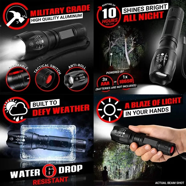 5 Modes Handheld LED Flashlight
