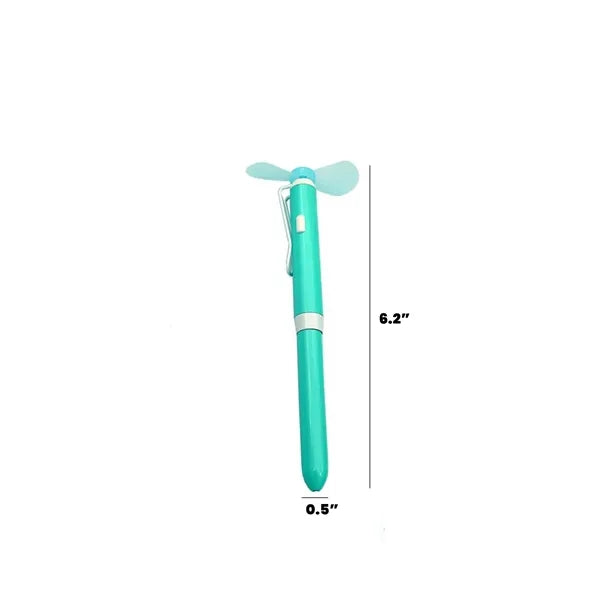 Mini Fan Electronic Metal Ballpoint Pen