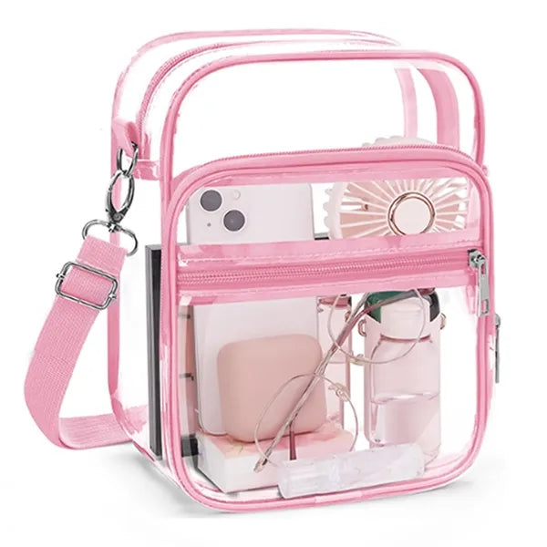 Clear PVC Crossbody Bag