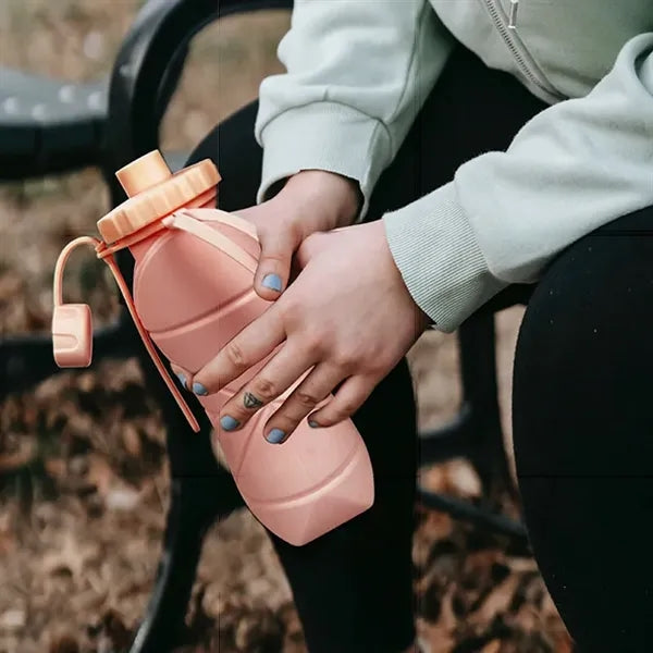 Foldable Round Water Bottle