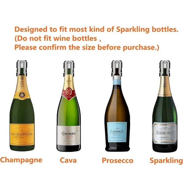 Stainless Steel Champagne Sealer Stopper