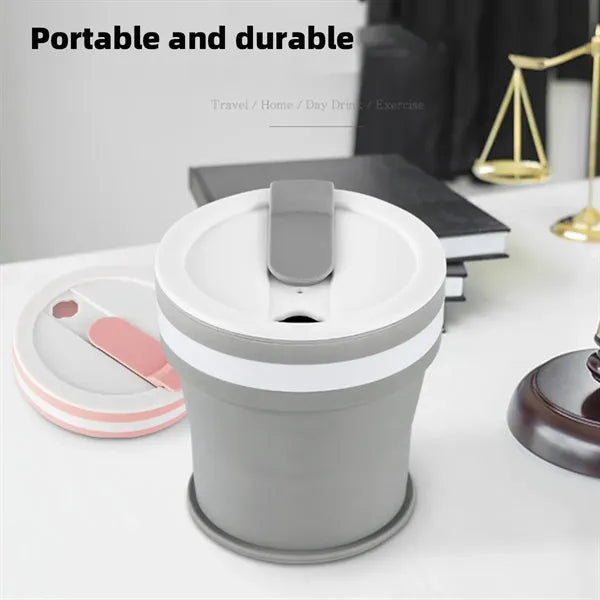 Collapsible Portable Healthy Silicone Coffee Water Cup