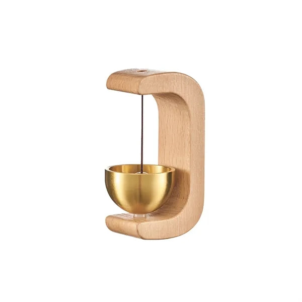 Magnetic Wood Doorbell Wind Chime Home Deco