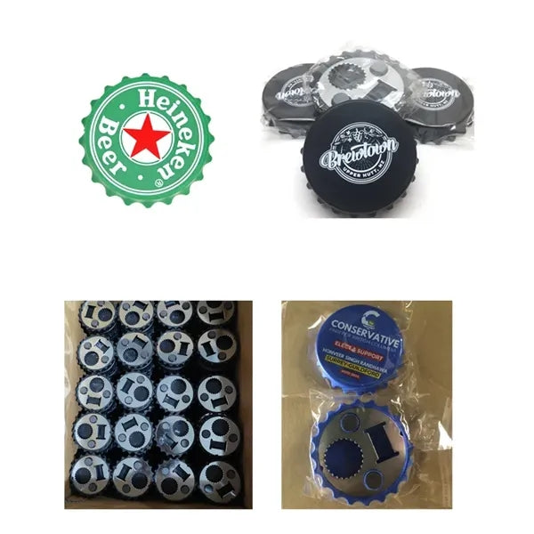 Magnetic Fridge Sticker with Bottle Opener