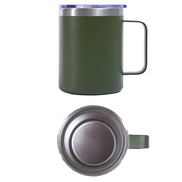 12oz Stainless Steel Thermos Cup With Handle