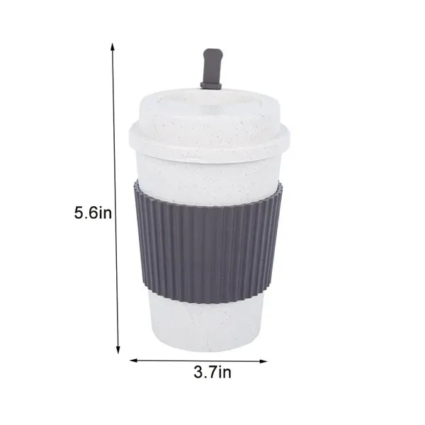 16 OZ. Wheat Coffee Cups with Lids
