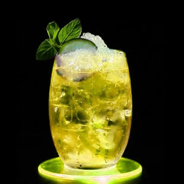 Colorful LED Coasters for Drinks