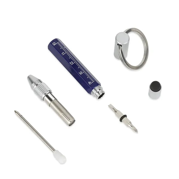 6 In 1 Multifunction Screwdriver Ballpoint Pen Keychain