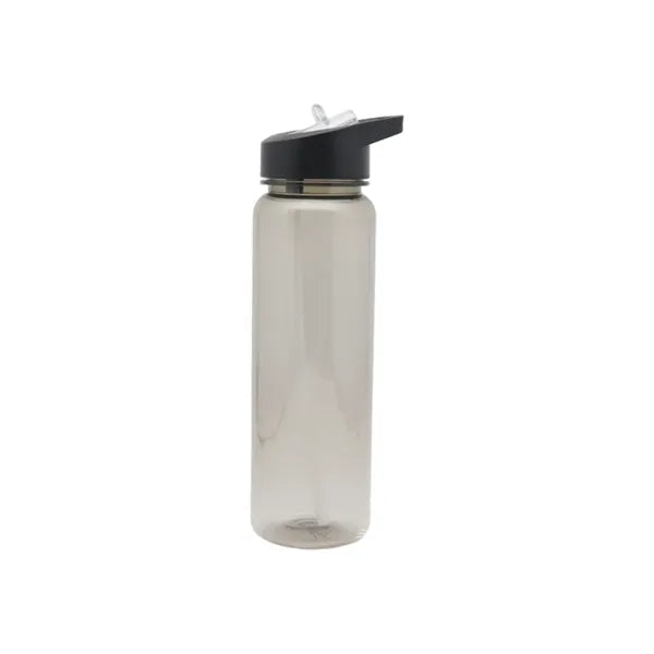 Sport Portable Clear Water Bottle With Flip Straw