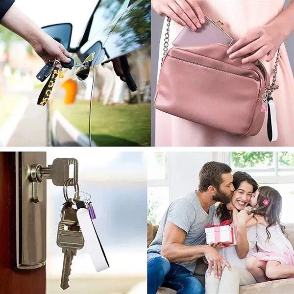 Full Color Sublimated Neoprene Wrist Keychain