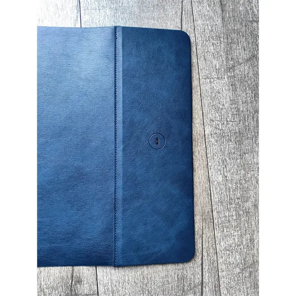 Contemporary Desk Mat W/QI Wireless Charging