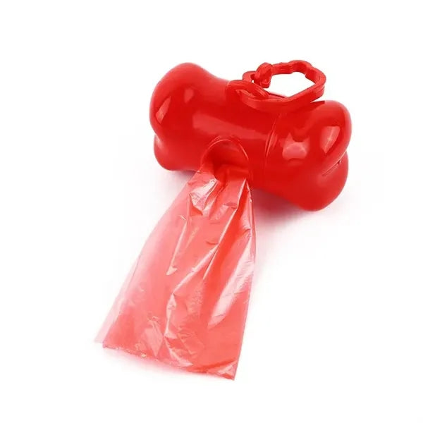 Dog Poop Bag with Bone Shape Holder