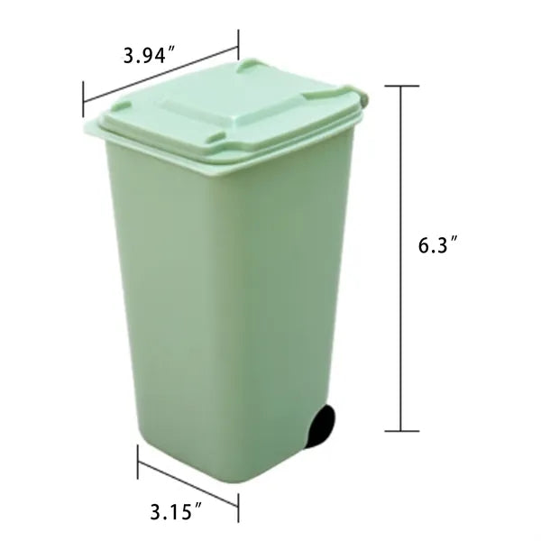 Mini Plastic Desktop Trash Can