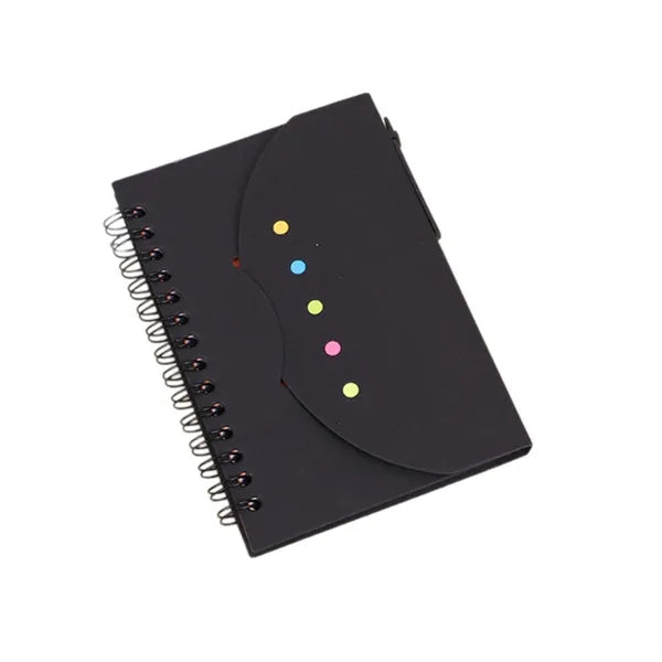 Mini Spiral Notebook With Pen And Sticky Note Set