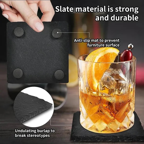 Square Shape Natural Stone Coaster