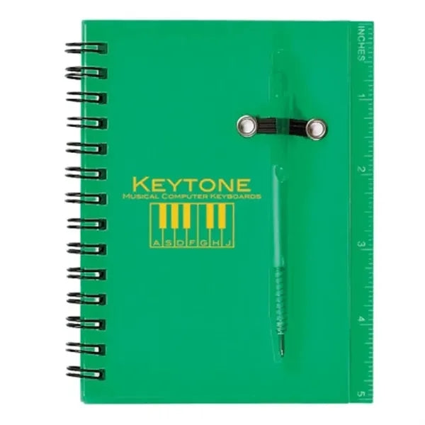 5 " x 4 " Spiral Notebook Steno Pocket Notepad With Pen
