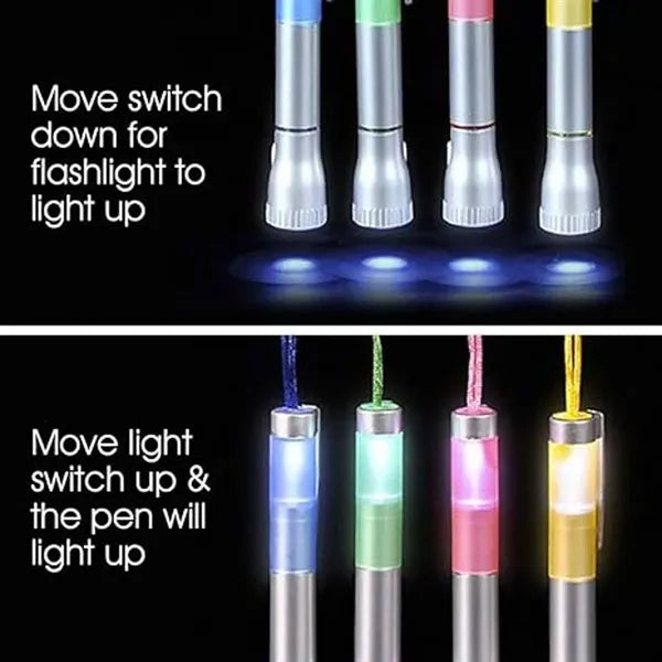 Party Favors Portable Flashlight Penlight with Lanyard