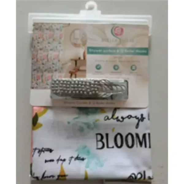 Shower Curtain with Hooks