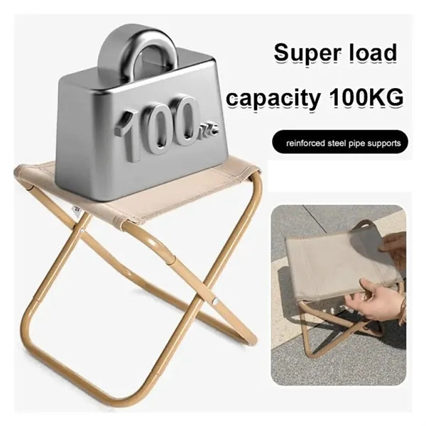 Portable Folding Chair Camping Stool - Compact and Durable