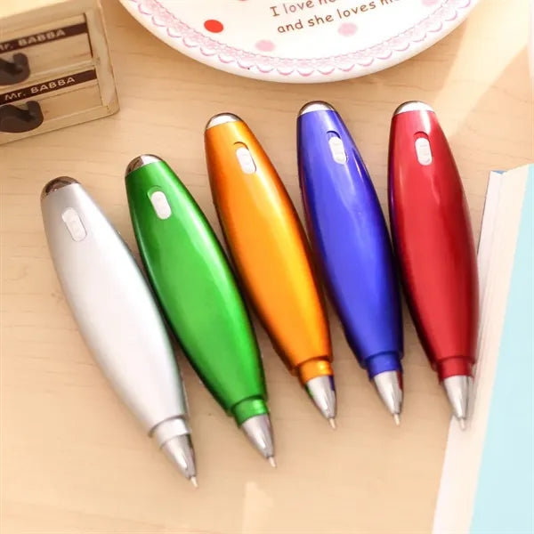 4in1 LED Ballpoint Pen With Sticky Notes Lanyards