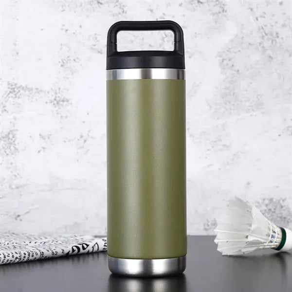 18oz Stainless Steel Water Bottle with Handle Cover