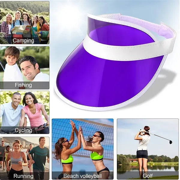 Unisex Plastic Sun Visors