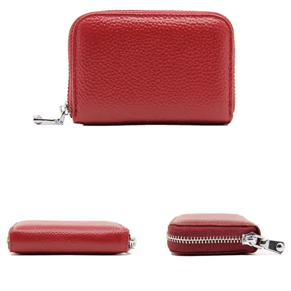 Leather Credit Card Holder Wallet