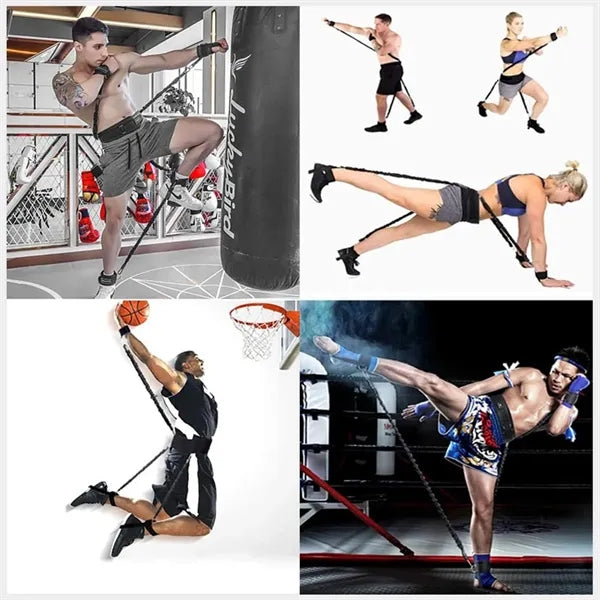 10 pcs Exercise Boxing Resistance Bands Set