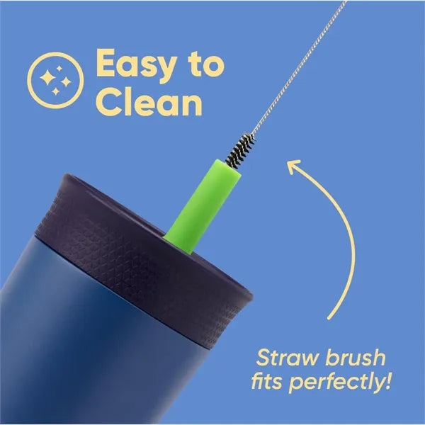 12 Oz Kids Tumbler with Flexible Straw