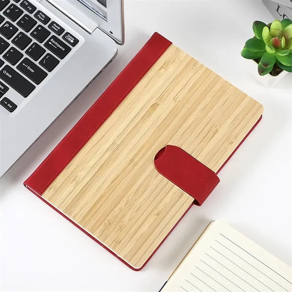 6"x 8" Bamboo Journal w/RPET Back