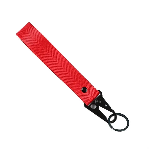 Screen Printed Wristlet Keychain With Key Holder