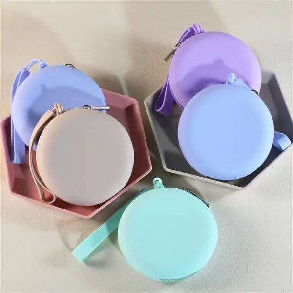 Round Silicone Coin Purse
