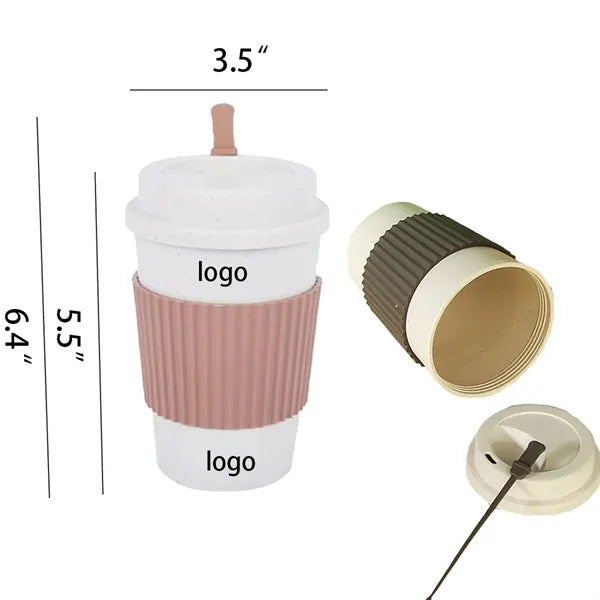 16 Oz Eco Wheat Coffee Cup