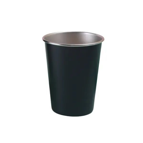 Single Stainless Steel Rolled Rim Camping Wine Glass
