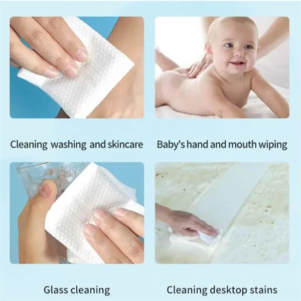 Disposable Compressed Towel 6 pcs pack bag
