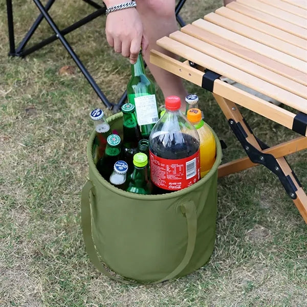 Portable Outdoor PVC Camping Collapsible Water Bucket
