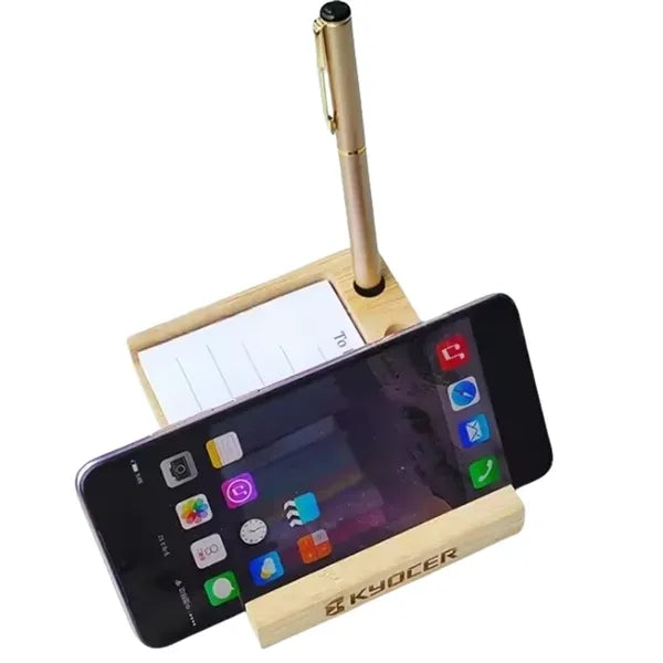 Wooden Desk Storage Pen&Phone Holder