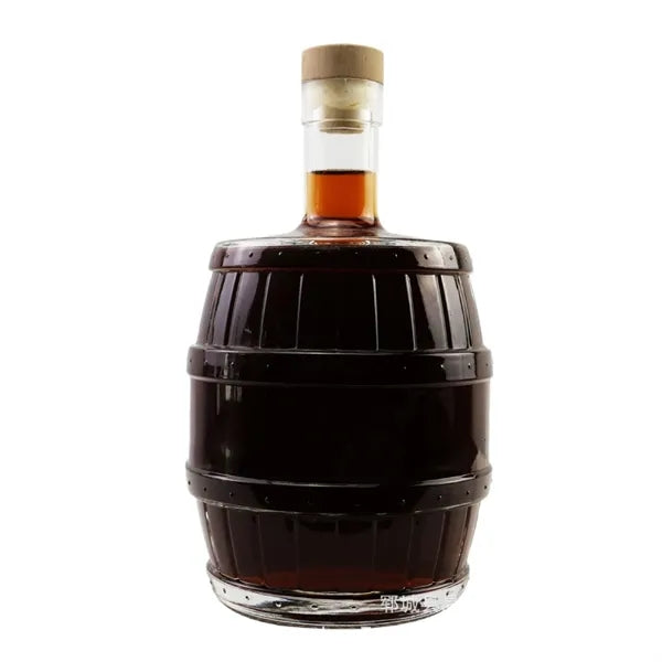 Barrel-shaped Whiskey Bottle