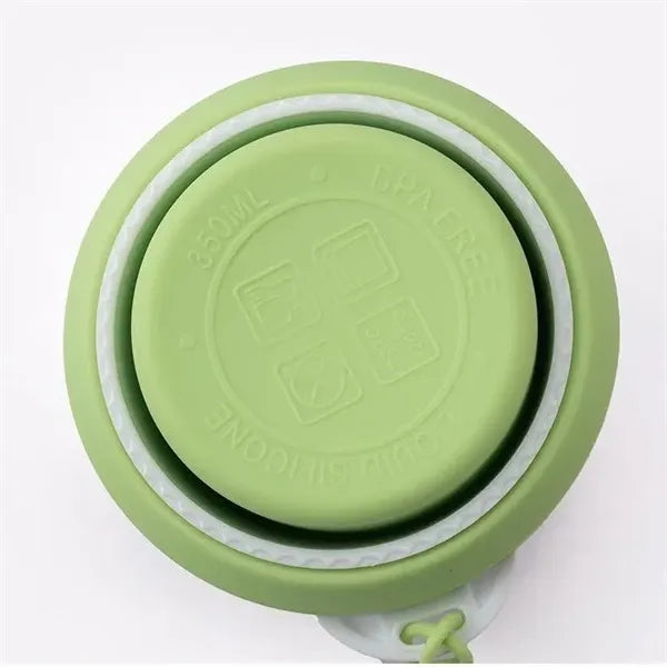 12oz Collapsible Silicone Travel Folding Cup
