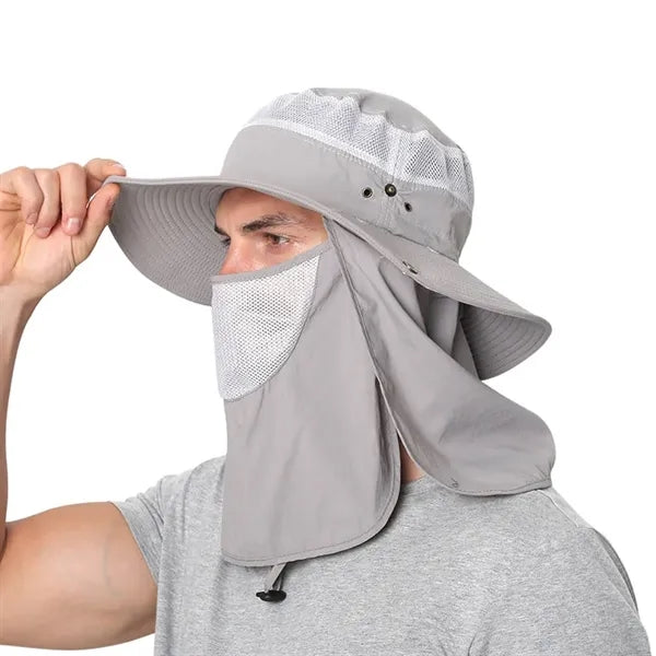 Fishing Wide Brim Hat with Face & Neck Cover