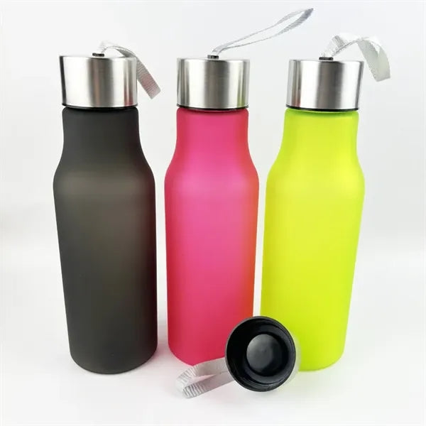 20oz Outdoor Sports Water Bottle Frosted Plastic Cup