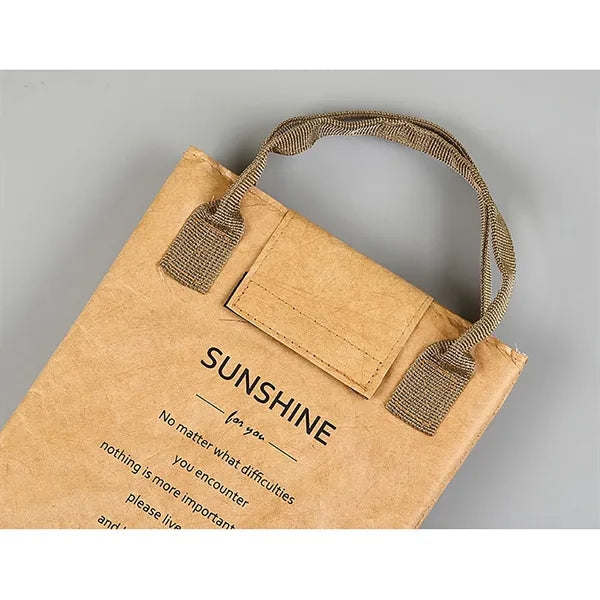 Waterproof Insulated Dupont Paper Lunch Bag for Office