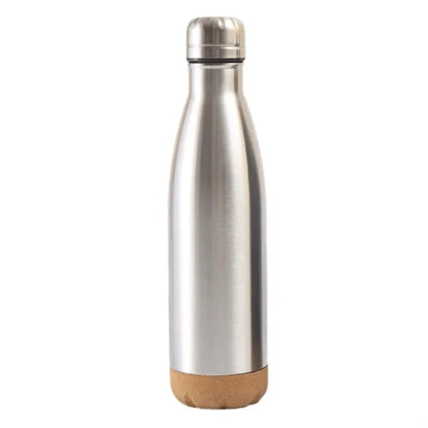 17 oz. Wood & Double-Wall Stainless Water Bottle