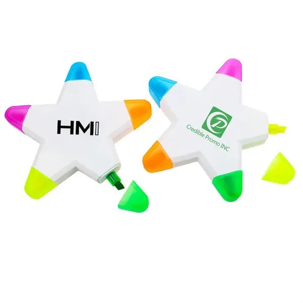 Star Multi 5 In 1 Coloured Highlighter