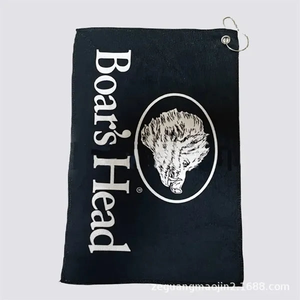Golf Towel with Metal Grommet and Clip