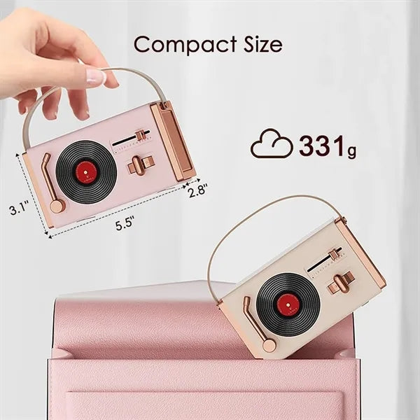 Small Portable Retro Bluetooth Speaker